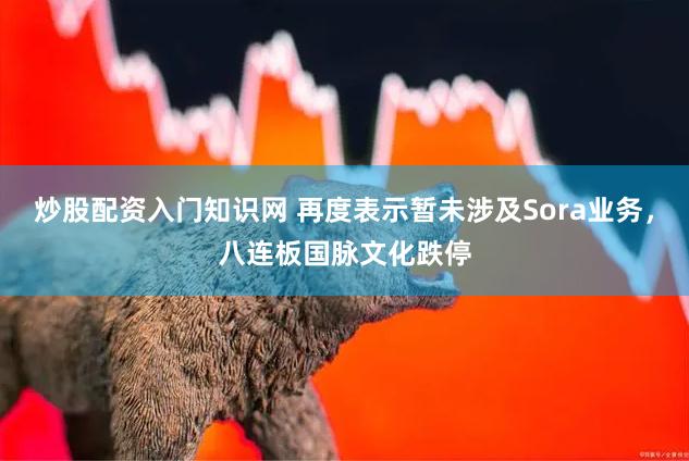 炒股配资入门知识网 再度表示暂未涉及Sora业务，八连板国脉文化跌停